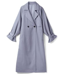バックベルトデザイントレンチコート