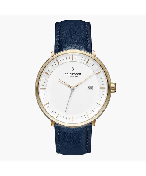 Nordgreen 「PHILOSOPHER ホワイトダイヤル」ストラップ3本付 Pioneer ゴールド 42mm – Nordgreen JP