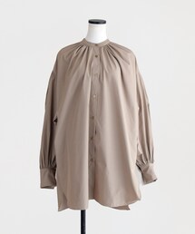 Marient | プレーンギャザータイプライターBL(シャツ/ブラウス)