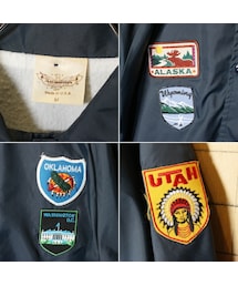 70s80s USA製 BSA ワッペン シャツ 古着 レトロ ヴィンテージ 古着 ボーイスカウト 半袖シャツ BSA 80年代 16 BOY SCOUTS OF
