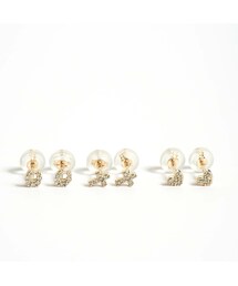 Ops.（オプス）の「Tiny Diamond Motif Gold Pierce MELE -メレ-（ピアス（両耳用）・メンズ）」