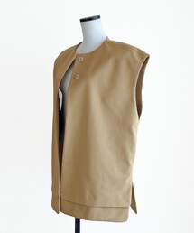 Marient | ダブルヘムカラーレスジレ(その他アウター)