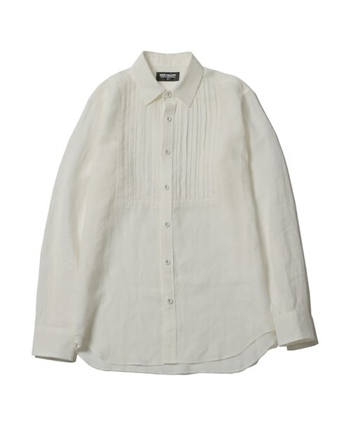 RUDE GALLERY(ルードギャラリー)の「LINEN PINTUCK SHIRT(シャツ/ブラウス・レディース・ホワイト・S M L)」の1枚目の写真