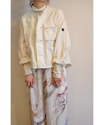 blanc basque | バックサテンブルゾン(ブルゾン)