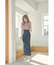 N WITH. | デニムハイウェストSK(デニムスカート)