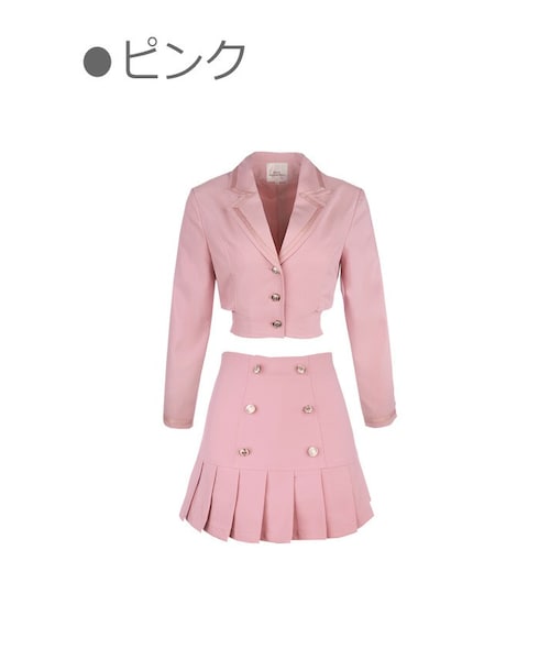 Bobon21（ボボンニジュウイチ）の「バックリボン制服LOOKセットアップ