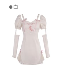 Bobon21 | Rose Heart 2WAYリブワンピース-全２色-(ワンピース)