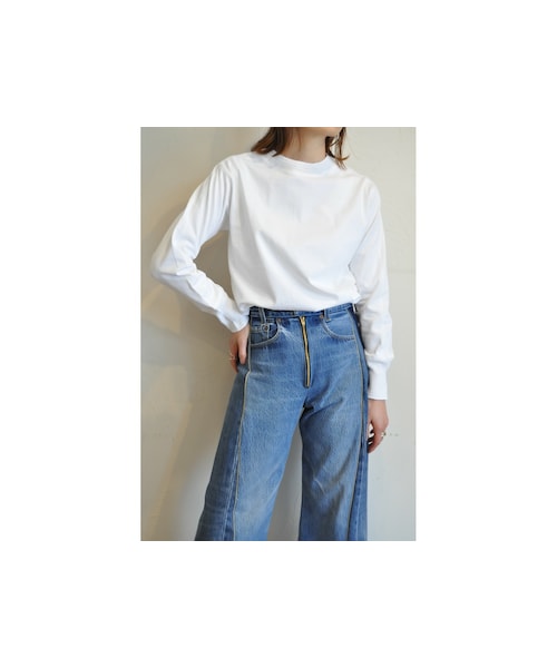 --(--)の「スウィディッシュロングスリーブ(Tシャツ/カットソー・レディース・ブラック/ホワイト・one)」の2枚目の写真