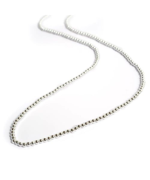 Ops.（オプス）の「Silver925 Ball Chain Necklace Palmyla Long