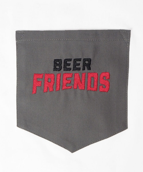 Leyline（レイライン）の「Beer friend l/s tee（Tシャツ/カットソー・レディース・ホワイト・M/L/XL）」の4枚目の写真