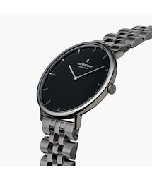 nordgreen | Native - ブラックダイヤル 5リンクブレス(アナログ腕時計)