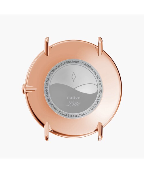 nordgreen（ノードグリーン）の「Native - ブラックダイヤル 5リンクブレス（アナログ腕時計・レディース・シルバー/ローズゴールド/ガンメタル/ゴールド・28mm/32mm/36mm/40mm）」の6枚目の写真