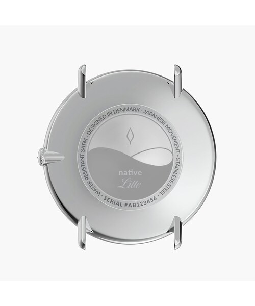 nordgreen（ノードグリーン）の「Native - ブラックダイヤル 5リンクブレス（アナログ腕時計・レディース・シルバー/ローズゴールド/ガンメタル/ゴールド・28mm/32mm/36mm/40mm）」の11枚目の写真