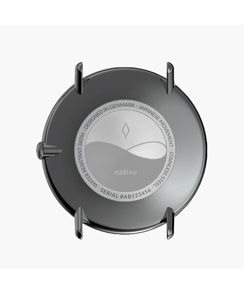 nordgreen（ノードグリーン）の「Native - ブラックダイヤル 5リンクブレス（アナログ腕時計・レディース・シルバー/ローズゴールド/ガンメタル/ゴールド・28mm/32mm/36mm/40mm）」の13枚目の写真