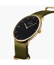 nordgreen（ノードグリーン）の「Native - ブラックダイヤル グリーンナイロンストラップ（アナログ腕時計・メンズ）」