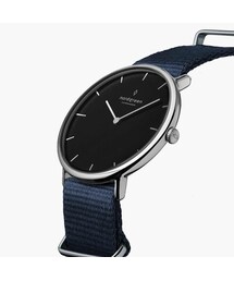 nordgreen（ノードグリーン）の「Native - ブラックダイヤル ネイビーナイロンストラップ（アナログ腕時計・メンズ）」