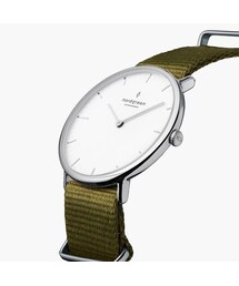 nordgreen（ノードグリーン）の「Native - ホワイトダイヤル グリーンナイロンストラップ（アナログ腕時計・メンズ）」