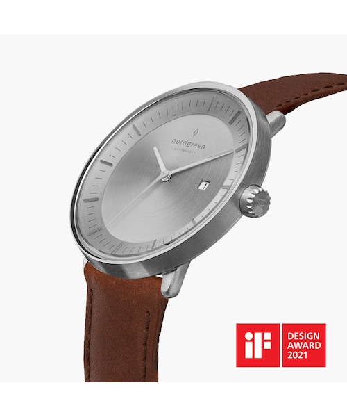 Philosopher - マットメタルダイヤル ブラウンレザー