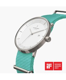 nordgreen（ノードグリーン）の「Philosopher - ホワイトダイヤル ターコイズブルーナイロン（アナログ腕時計・メンズ）」