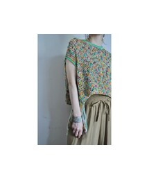 -- | ミックスフリンジニットベスト(ニット/セーター)