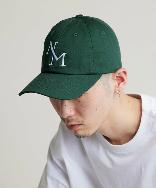 NOISE MAKER（ノイズメーカー）の「NMロゴ刺繍キャップ（キャップ・レディース・ブラック/グリーン/ブルー・FREE）」の2枚目の写真
