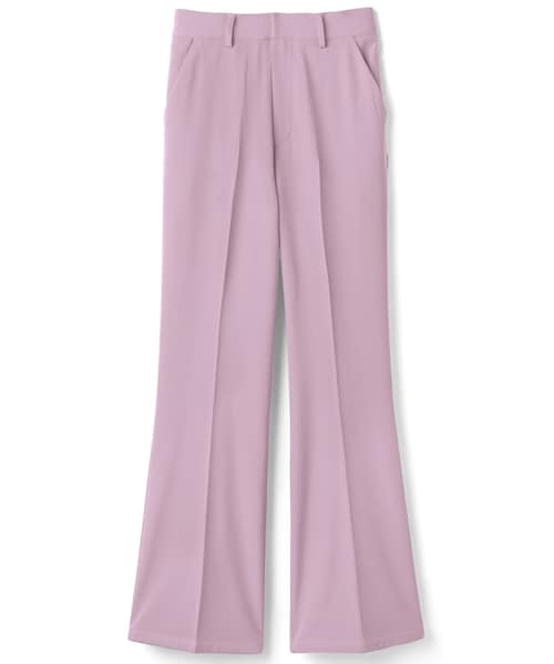 GRL（グレイル）の「センタープレスセミフレアパンツ（その他パンツ・レディース・ブラック/ライトピンク/オレンジ・S/XS）」の2枚目の写真