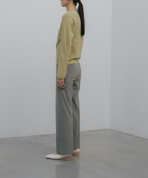 SIWEM（シウム）の「HORSETAIL PANTS（スラックス・レディース・グレー・XS/S/M）」の4枚目の写真