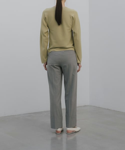 SIWEM（シウム）の「HORSETAIL PANTS（スラックス・レディース・グレー・XS/S/M）」の5枚目の写真