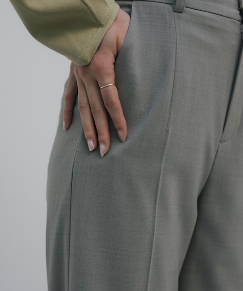 SIWEM（シウム）の「HORSETAIL PANTS（スラックス・レディース・グレー・XS/S/M）」の6枚目の写真