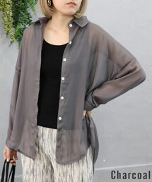 Sheson | シャイニーシアーシャツ(シャツ/ブラウス)