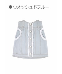 Bobon21 | Sweetガーリーデニムタイトミニスカート-全2色-(デニムスカート)