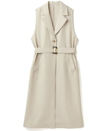 GRL | リボンベルト付きバックスリットトレンチジレ(ベスト)