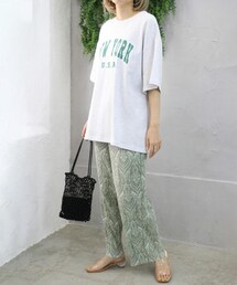 Sheson | スウェットライクNewYork Tee(Tシャツ/カットソー)