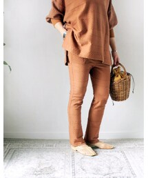 L'Ancre (アンカー）ケーブルジャガードパンツ