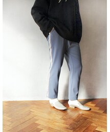 L'Ancre | L'Ancre (アンカー）サイドライン2WAYラップスラックス(スラックス)