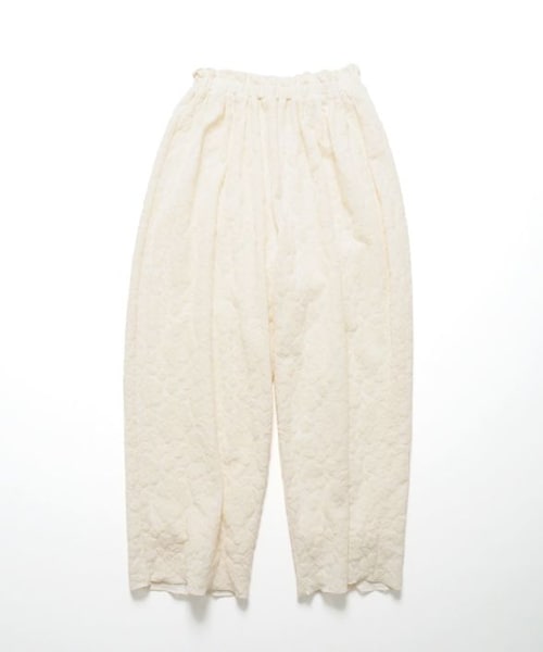 Crisp（クリスプ）の「シアーレースパンツ[c2R3088]（その他パンツ・レディース・アイボリー/パープル・FREE）」の3枚目の写真