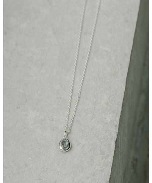 Scat（スキャット）の「"Bean" necklace (SILVER)（ネックレス・レディース・シルバー・チェーン: 約45cm）」の3枚目の写真
