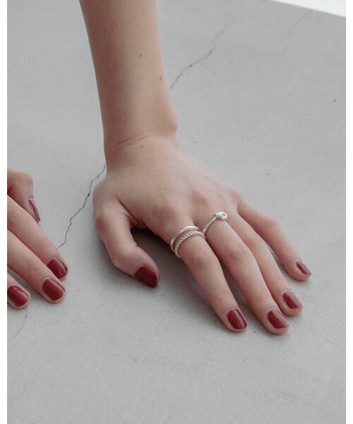 Scat(スキャット)の「"Knot" ring (SILVER)(リング・レディース・シルバー・S (7〜11号程度) M (11〜15号程度) L (15〜19号程度)」の6枚目の写真