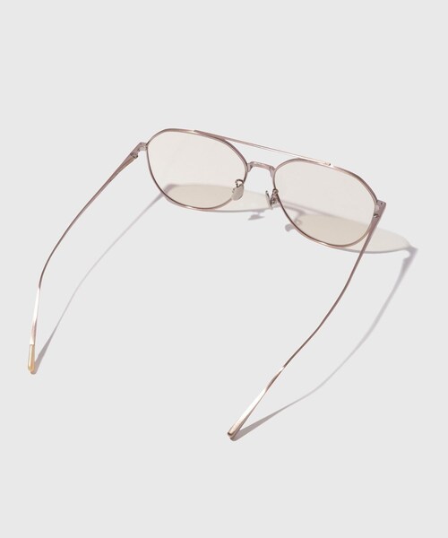 ADAM ET ROPE'(アダムエロペ)の「【BLANC../ブラン】ツーブリッジB0042(サングラス・メンズ・ダークブラウン/シルバー・F)」の4枚目の写真