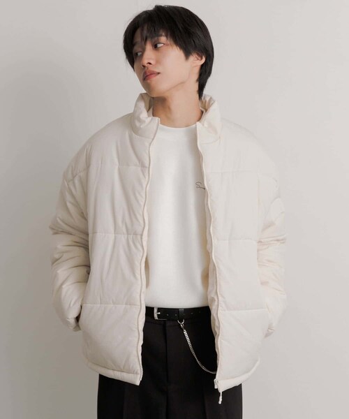 SENSE OF PLACE by URBAN RESEARCH(センスオブプレイスバイアーバンリサーチ)の「パデットドローコードツキブルゾン A(その他アウター・メンズ・IVORY/BLACK/GRAY・M/L)」の21枚目の写真