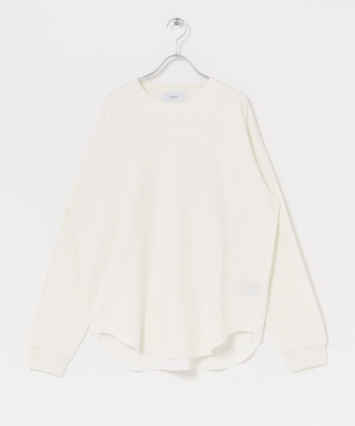 URBAN RESEARCH DOORS（アーバンリサーチドアーズ）の「marka　CREW NECK LONG-SLEEVE T-SHIRTS（Tシャツ/カットソー・メンズ・WHITE/CHARCOAL/BLACK・2/3）」の5枚目の写真