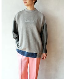 L'Ancre | L'Ancre (アンカー）ドレッシースウェット(スウェット)