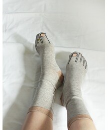 Onyva(オニヴァ) ラメ2トーン足指ソックス
