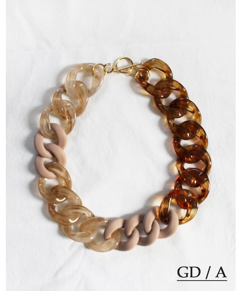 L'Ancre（アンカー）の「L'Ancre (アンカー）チェーンネックレス（ネックレス・レディース・ゴールド/シルバー・Free）」の2枚目の写真