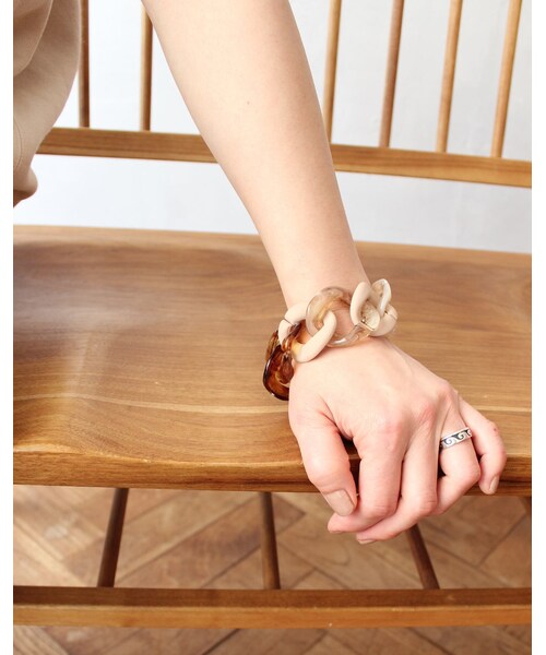 L'Ancre（アンカー）の「L'Ancre (アンカー）チェーンブレスレット（ブレスレット・レディース・ゴールド/シルバー・Free）」の2枚目の写真