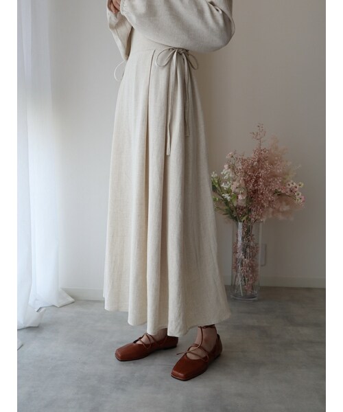 neam（ニーム）の「DRAPED DRESS（ワンピース・レディース・ベージュ・free）」の9枚目の写真