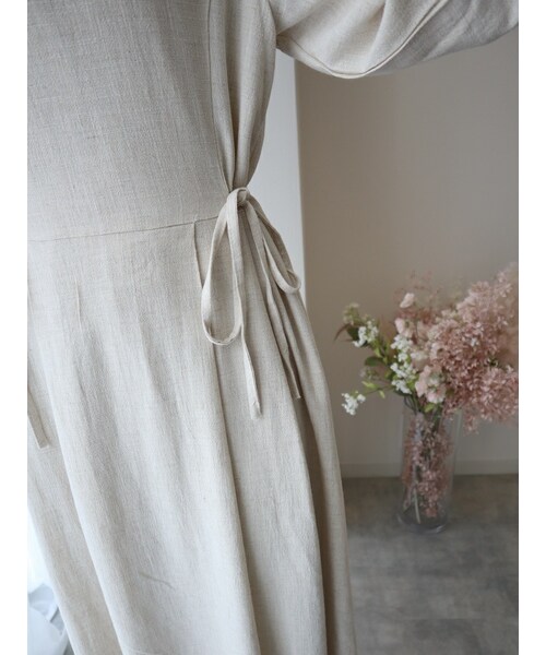 neam（ニーム）の「DRAPED DRESS（ワンピース・レディース・ベージュ・free）」の13枚目の写真