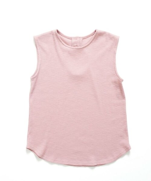 Crisp（クリスプ）の「バックオープンスラブTシャツ[c1R3051]（Tシャツ/カットソー・レディース・ベージュ/グリーン/ピンク・FREE）」の6枚目の写真