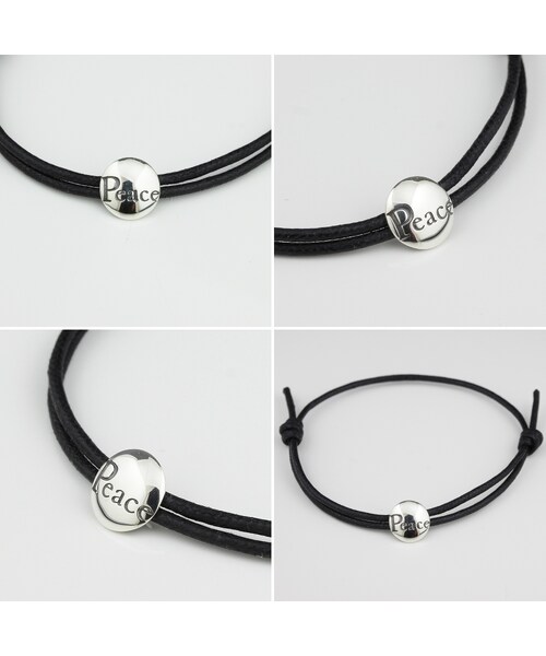 28 vingt-huit(ヴァン ユィット)の「ヴァン ユィット 780 ピース ワックスコード 紐ブレスレット(ブレスレット・レディース・シルバー・free)」の2枚目の写真