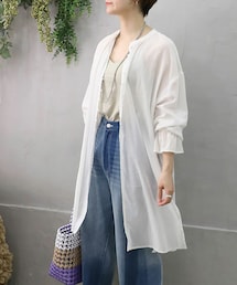 Sheson | フレアスリーブ楊柳ガウンチュニック(チュニック)